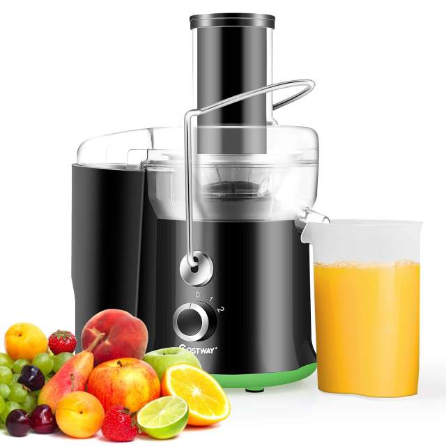 ARLIME Juicer Machine, Centrifugal Juicer with 3-Inch Wide Mouth, BPA-Free Stainless Steel Juice Maker with 2-Speed Control