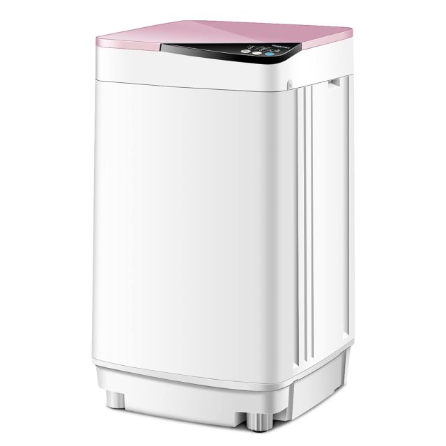 ARLIME Compact Mini Full-Automatic Laundry 2-In -1 Washer & Spin Dryer 7.7lbs Capacity