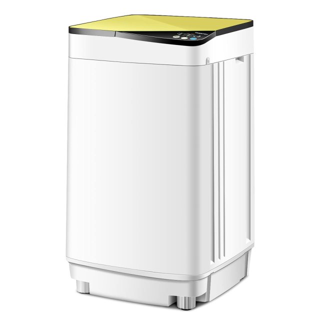 ARLIME Compact Mini Full-Automatic Laundry 2-In -1 Washer & Spin Dryer 7.7lbs Capacity