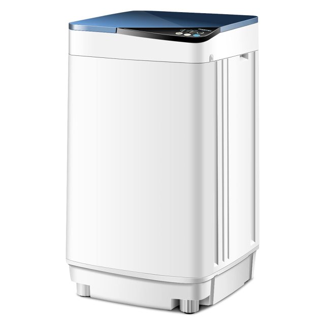 ARLIME Compact Mini Full-Automatic Laundry 2-In -1 Washer & Spin Dryer 7.7lbs Capacity