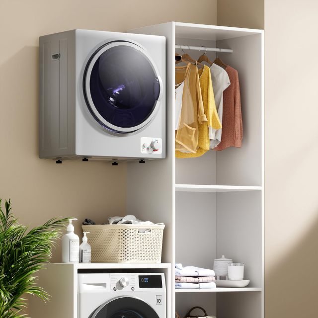 ARLIME Compact Laundry Dryer, Portable Clothes Dryers W/4 Automatic Drying Mode