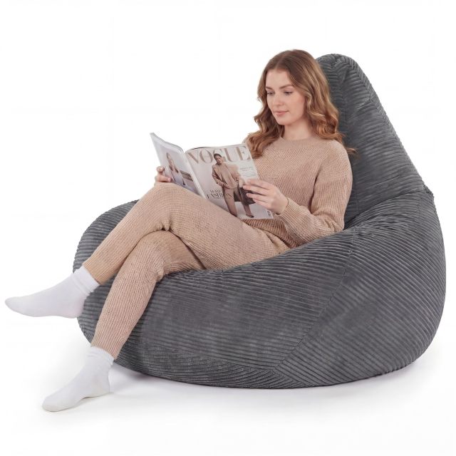 Arlime Bean Bag Chair Comfy Sponge Filling Soft Lazy Sofa Chair (32"x35"x28")