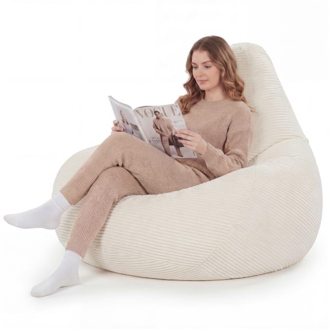 Arlime Bean Bag Chair Comfy Sponge Filling Soft Lazy Sofa Chair (32"x35"x28")
