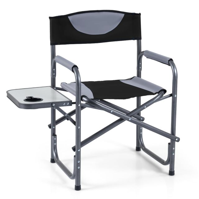 Arlime Folding Camping Chair Lightweight Portable Directors Chair(1/2)