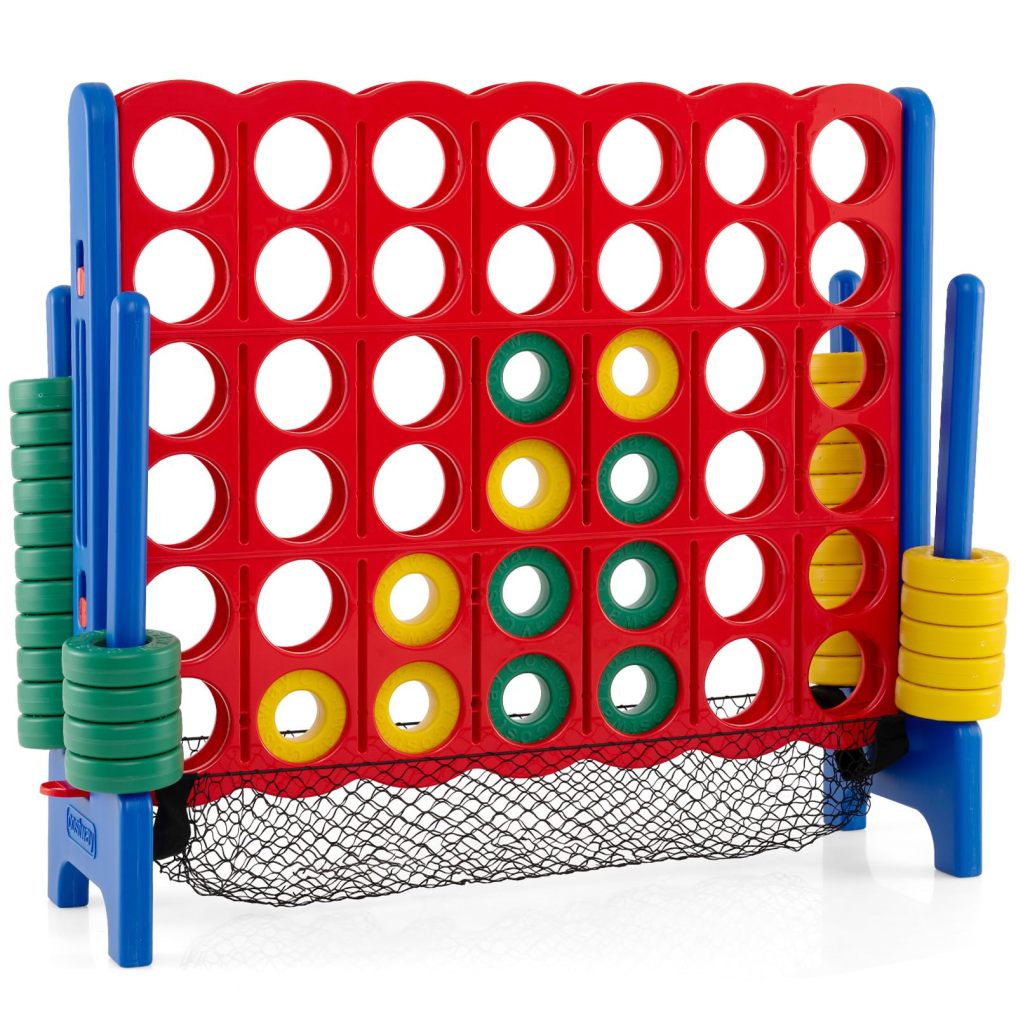 Arlime Giant 4-in-a-Row Game Set Jumbo 4-to-Score for Kids and Adults