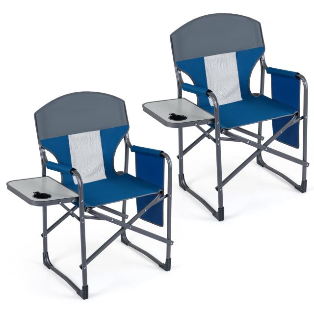 Arlime Oversized Folding Camping Chair with Padded Seat(400 lbs)
