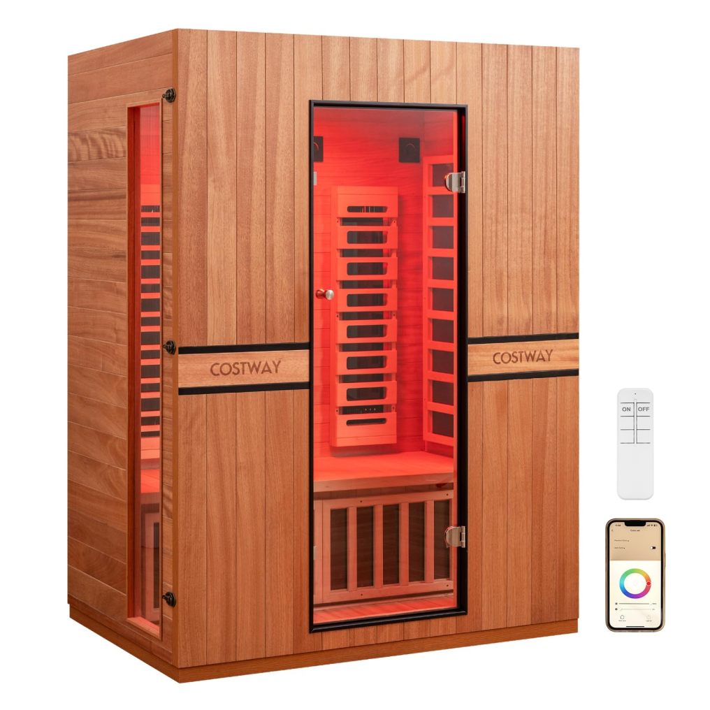 Arlime 3-Person Full Spectrum Infrared Sauna for Home