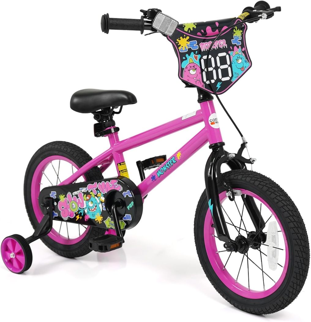 Arlime 12 14 16 18 Inch Kids Bike w/Coaster & Hand Brake