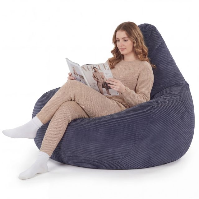 Arlime Bean Bag Chair Comfy Sponge Filling Soft Lazy Sofa Chair (32"x35"x28")