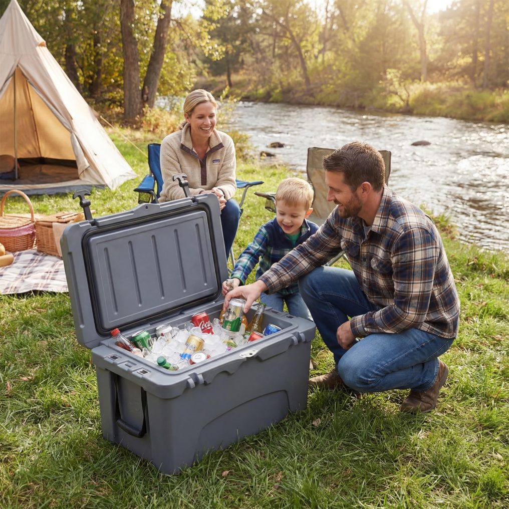 Arlime Portable Insulated Hard Cooler Compact Outdoor Ice Chest