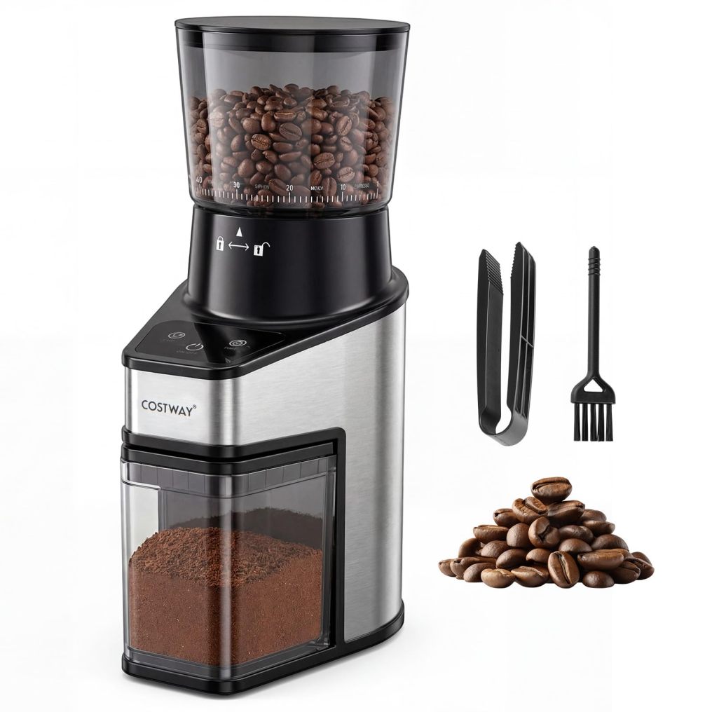 Conical Burr Coffee Grinder Electric Coffee Bean Grinder