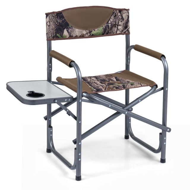 Arlime Folding Camping Chair Lightweight Portable Directors Chair(1/2)