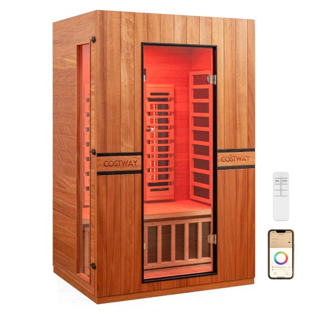 Arlime 2-Person Full Spectrum Infrared Sauna for Home