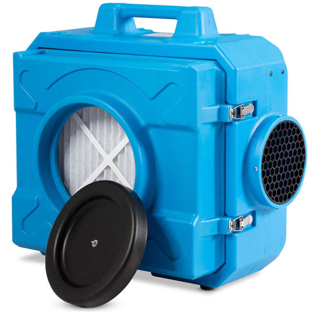 Industrial Commercial HEPA Air Scrubber with Odor Eliminator, ETL Certified 150-500CFM Heavy Duty Air Purifier Negative Air Machine for 500-2000sq.ft