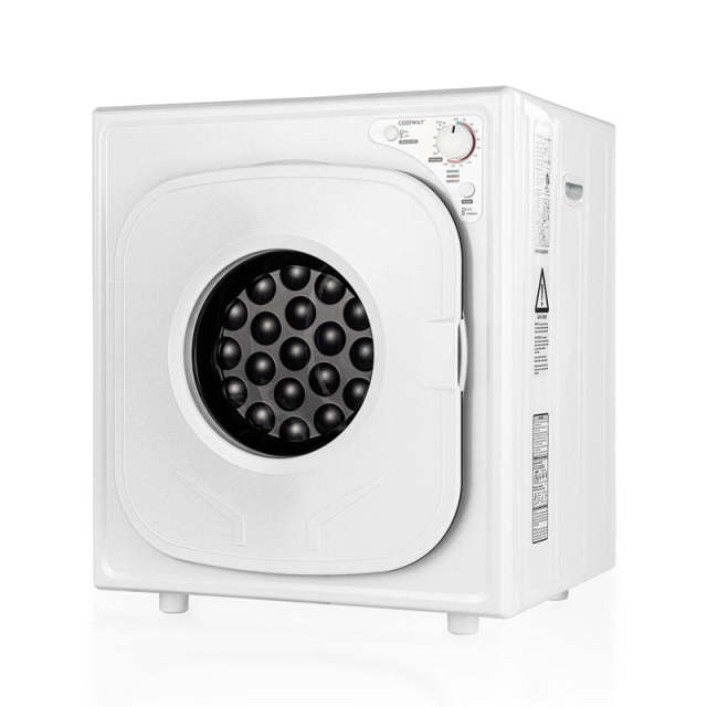 Portable Electric Clothes Dryer, 1500W Compact Laundry Dryer with 5 Drying Modes, Stainless Steel Drum, 13.2 lbs Capacity for Apartment, Dorm, RV