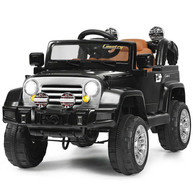 Kids Ride on Truck 12V Battery Powered Car with 2 Motors, Remote Control & LED Lights MP3
