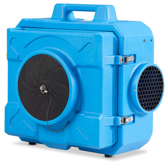 Industrial Commercial HEPA Air Scrubber with Odor Eliminator, ETL Certified 150-500CFM Heavy Duty Air Purifier Negative Air Machine for 500-2000sq.ft
