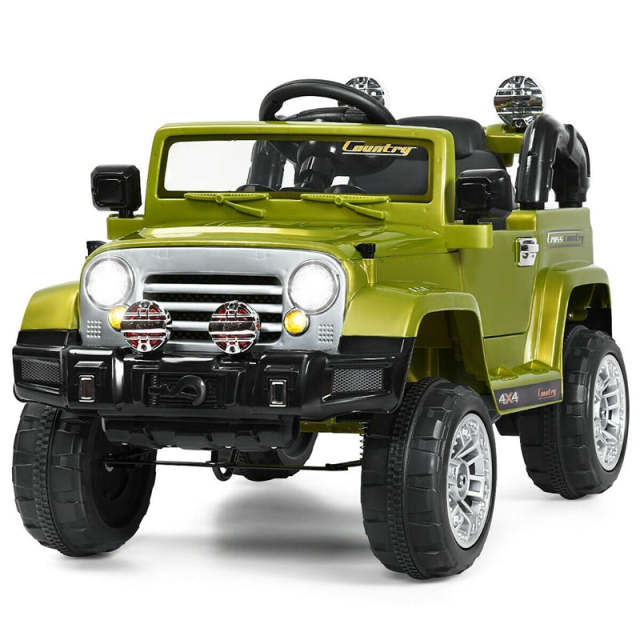 Kids Ride on Truck 12V Battery Powered Car with 2 Motors, Remote Control & LED Lights MP3