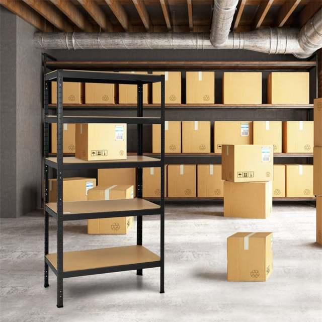 5-Tier Heavy Duty Shelving Unit, 72" Adjustable Steel Storage Shelf Boltless Organizer Rack for Garage Warehouse Home Pantry, 2925LBS Capacity