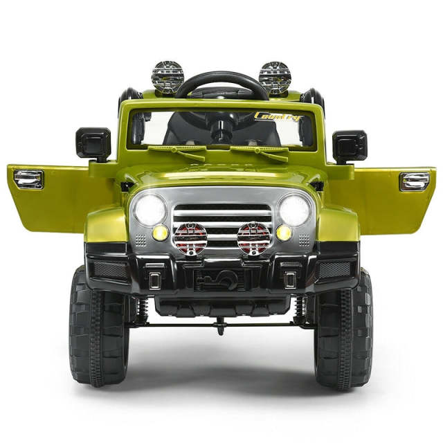 Kids Ride on Truck 12V Battery Powered Car with 2 Motors, Remote Control & LED Lights MP3