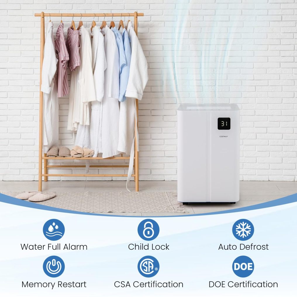 54 Pints Dehumidifier for Basement