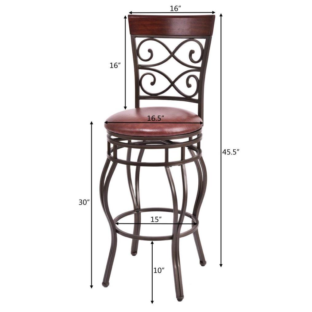 29.5" Seat Height Barstools Chairs