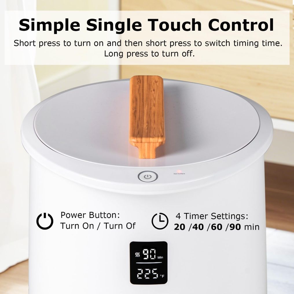 Towel Warmer Bucket w/LED Display