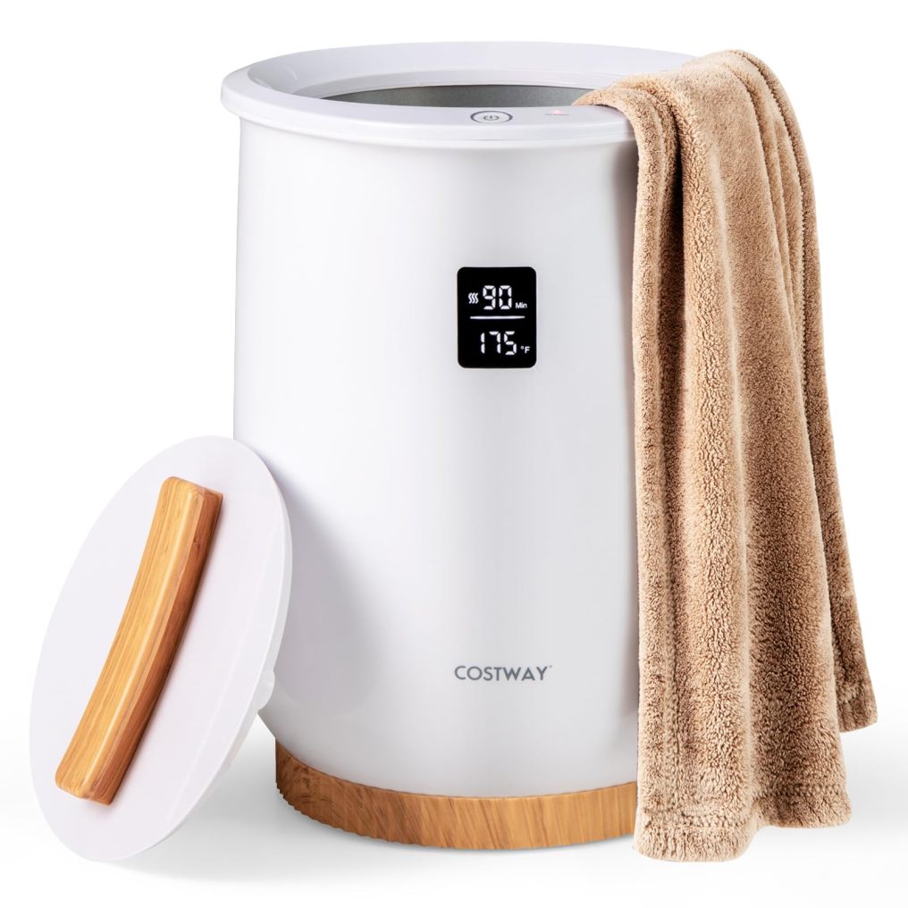 Towel Warmer Bucket w/LED Display