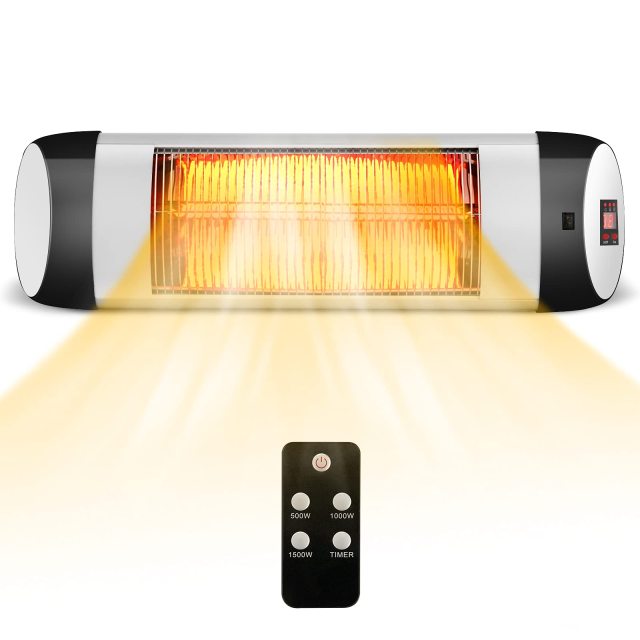 Wall-Mounted Patio Heater Remote Control for Outdoor Home Backyard