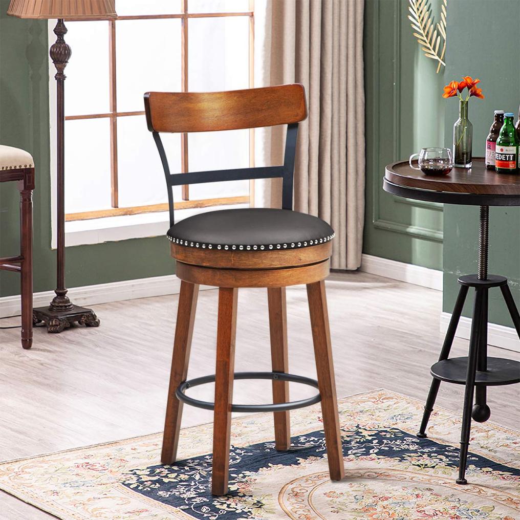 Bar Stools 360-Degree Swivel Stools(25")