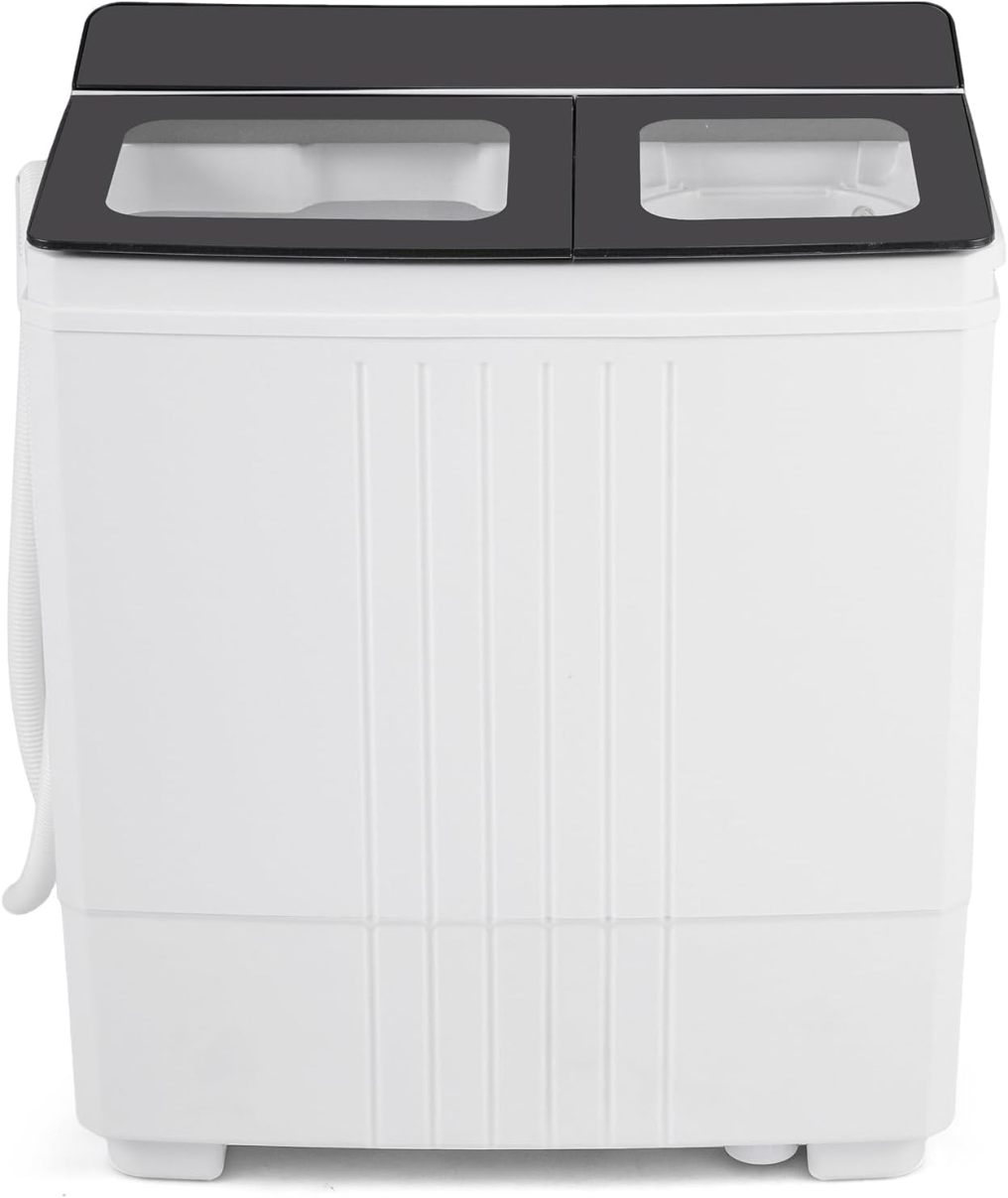 Portable Washing Machine with 12 LBS Washer and 8 LBS Spinner Combo for Apartments