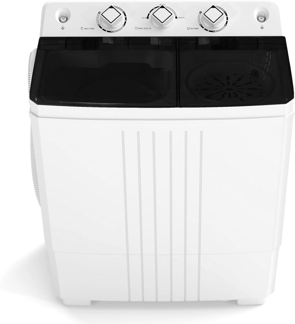 Portable Washing Machine with Drain Pump for Apartment Dorm RV