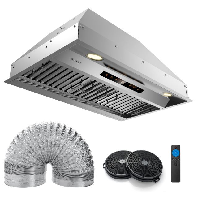 30 Inch Range Hood Insert 900 CFM Ducted