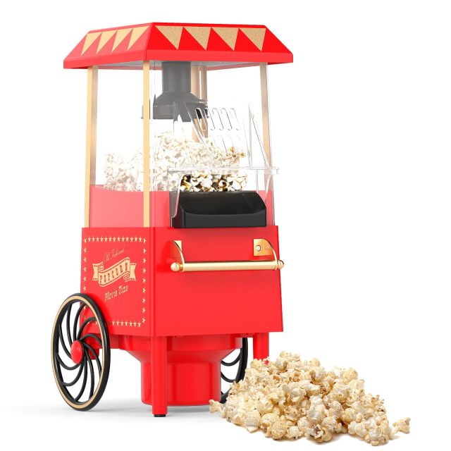 ARLIME Vintage Style Popcorn Maker with Kernel Measuring Cup