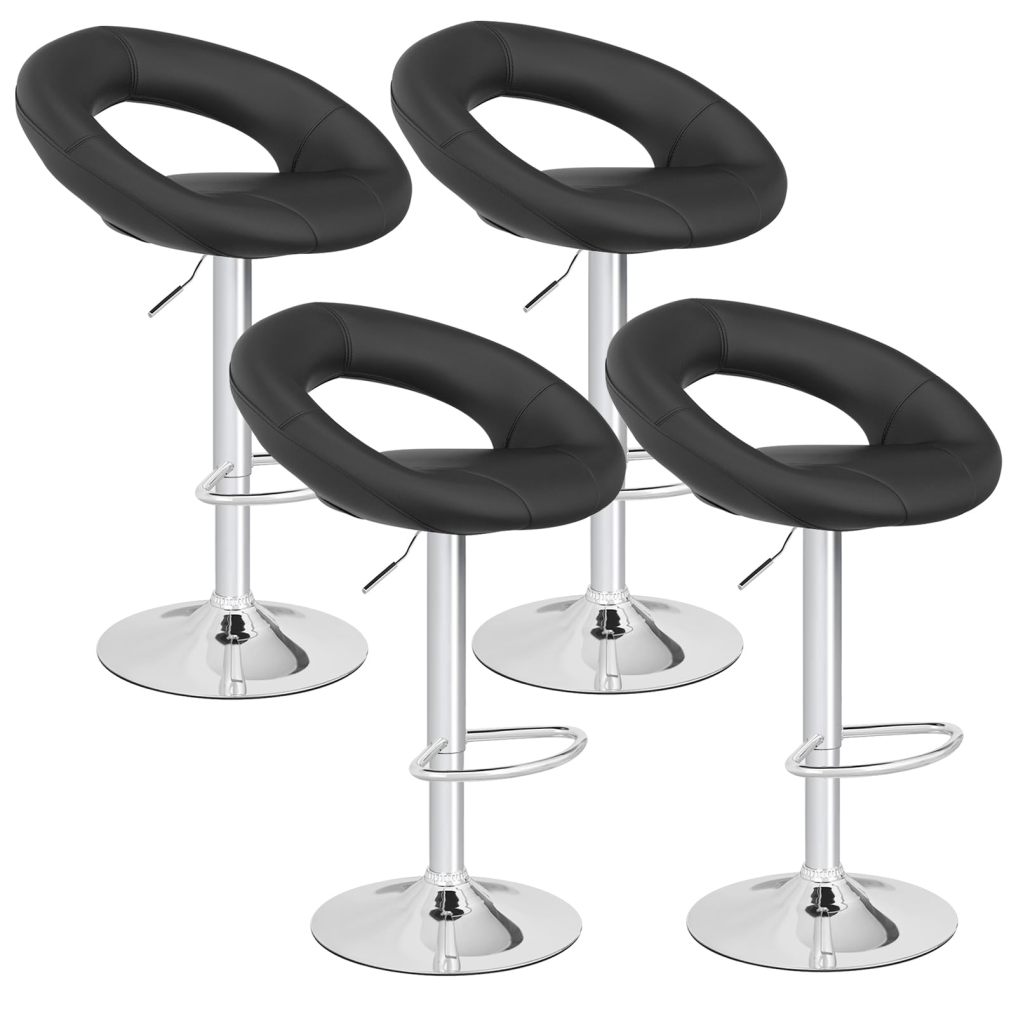 Height Adjustable Bar Stools Set of 2/4 for Bar