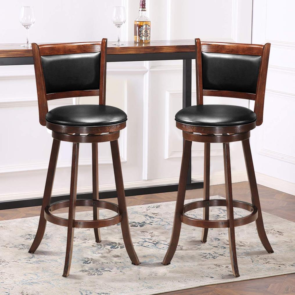 Bar Stools Set of 2 for Dining and Living Room