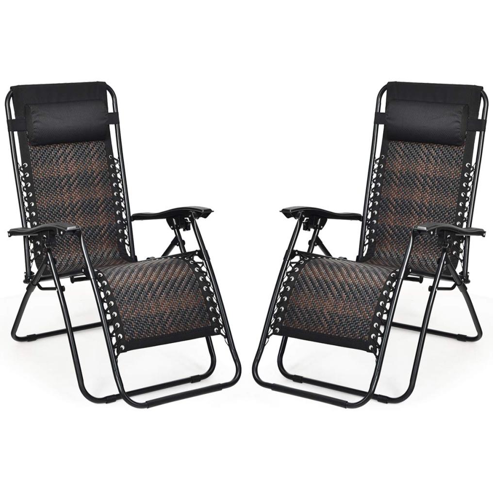 1/2PCS Zero Gravity Lounge Chairs