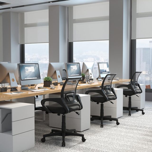 Mesh Office Chair | Ergonomic Computer Desk Chair with Lumbar Support