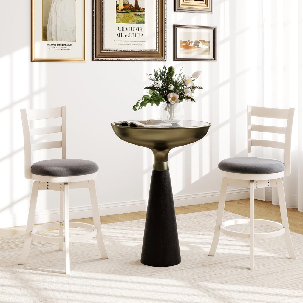 25"/30.5” Swivel Counter Barstools Set of 2/4