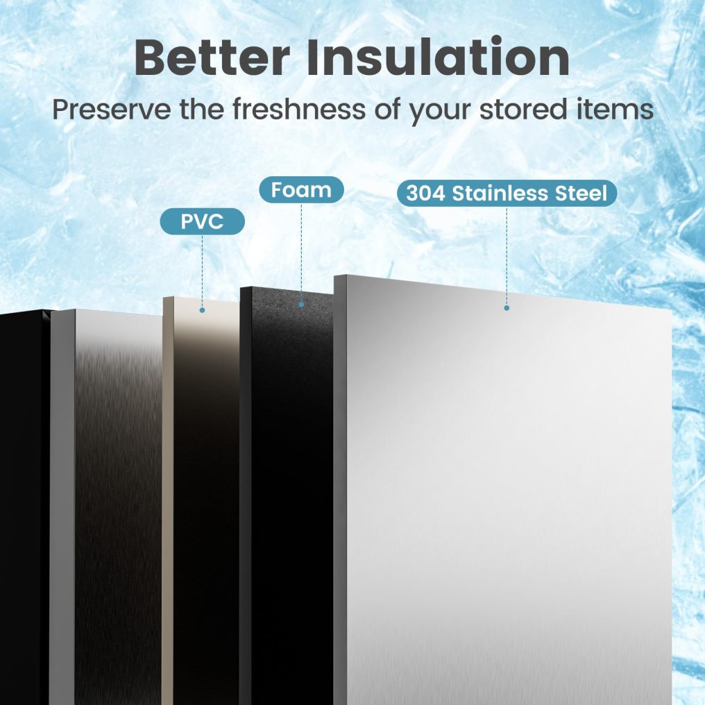 24 Inch Dual Drawer Beverage Refrigerator Built-in and Freestanding Beverage Fridge