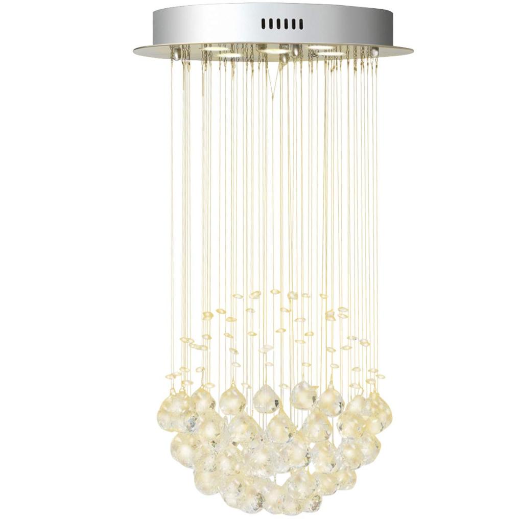 ARLIME Modern K9 Crystal Raindrop Chandelier