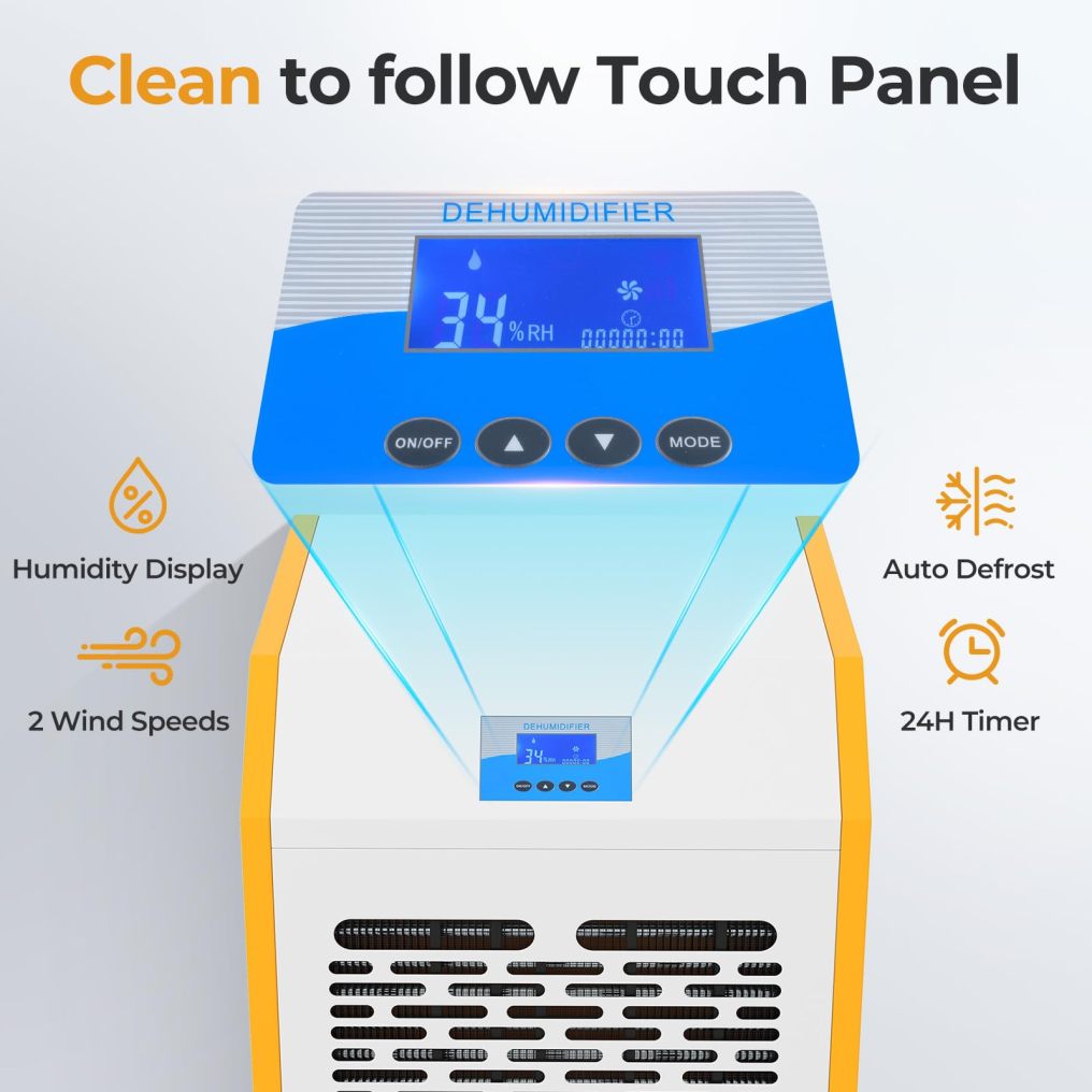 290 Pints Commercial Dehumidifier with Pump