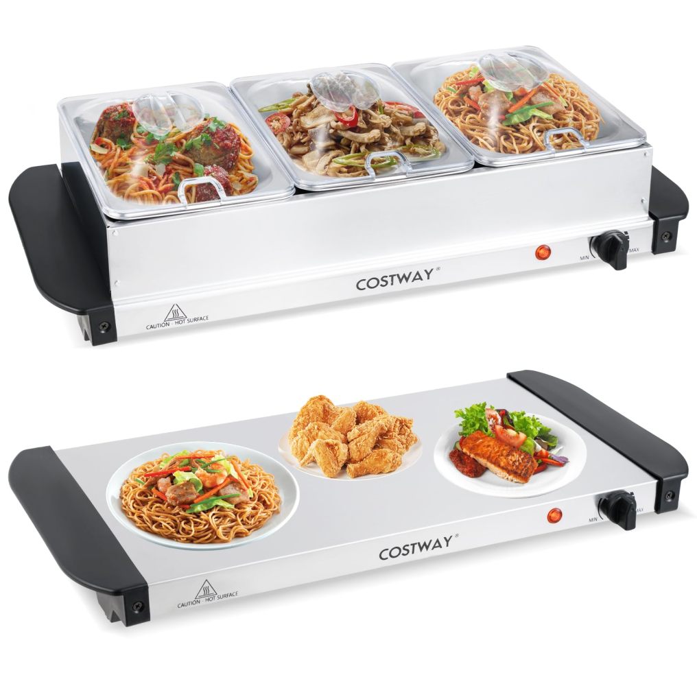 ARLIME Stainless Steel Electric Buffet Server Food Warmer