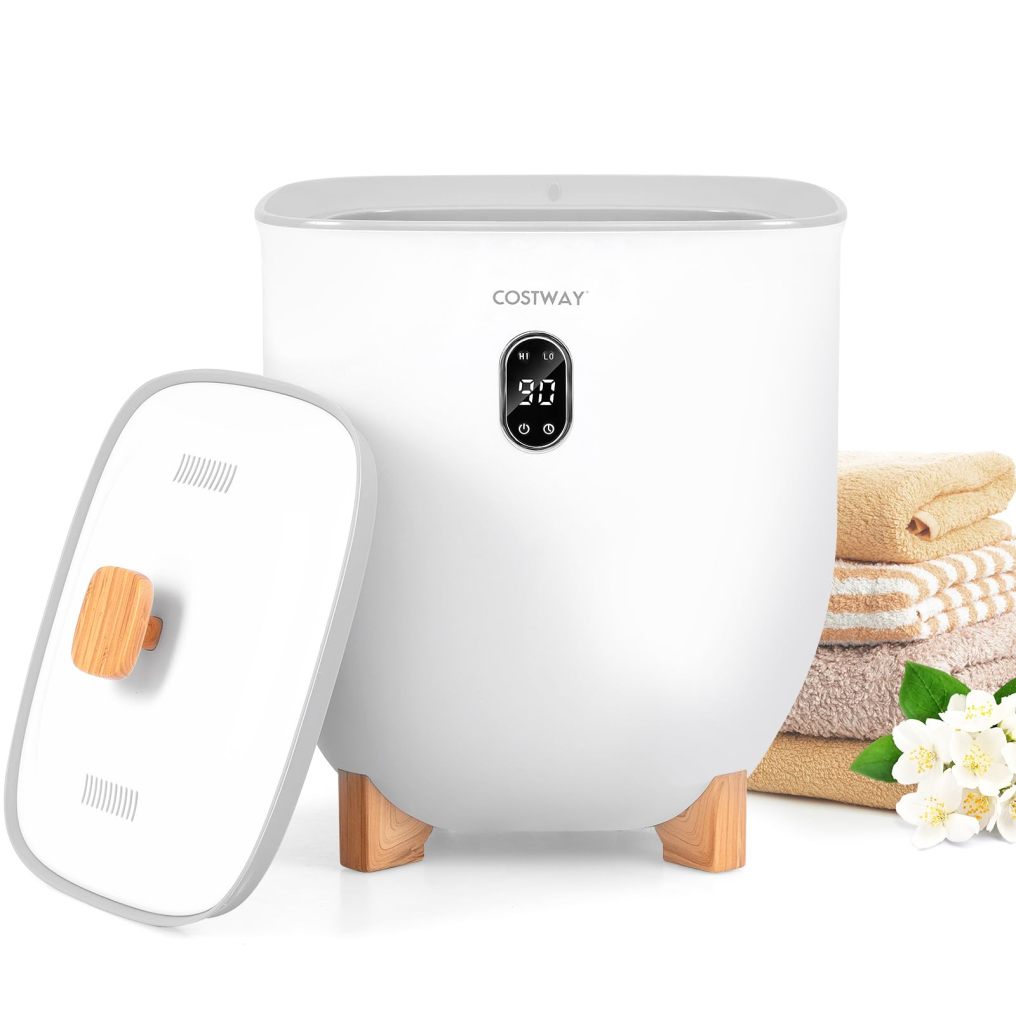 Towel Warmer for Bathroom Upgraded 25L Towel Heater with 2 Fragrant Disc Holders Blanket Warmer with 4-Level Timer