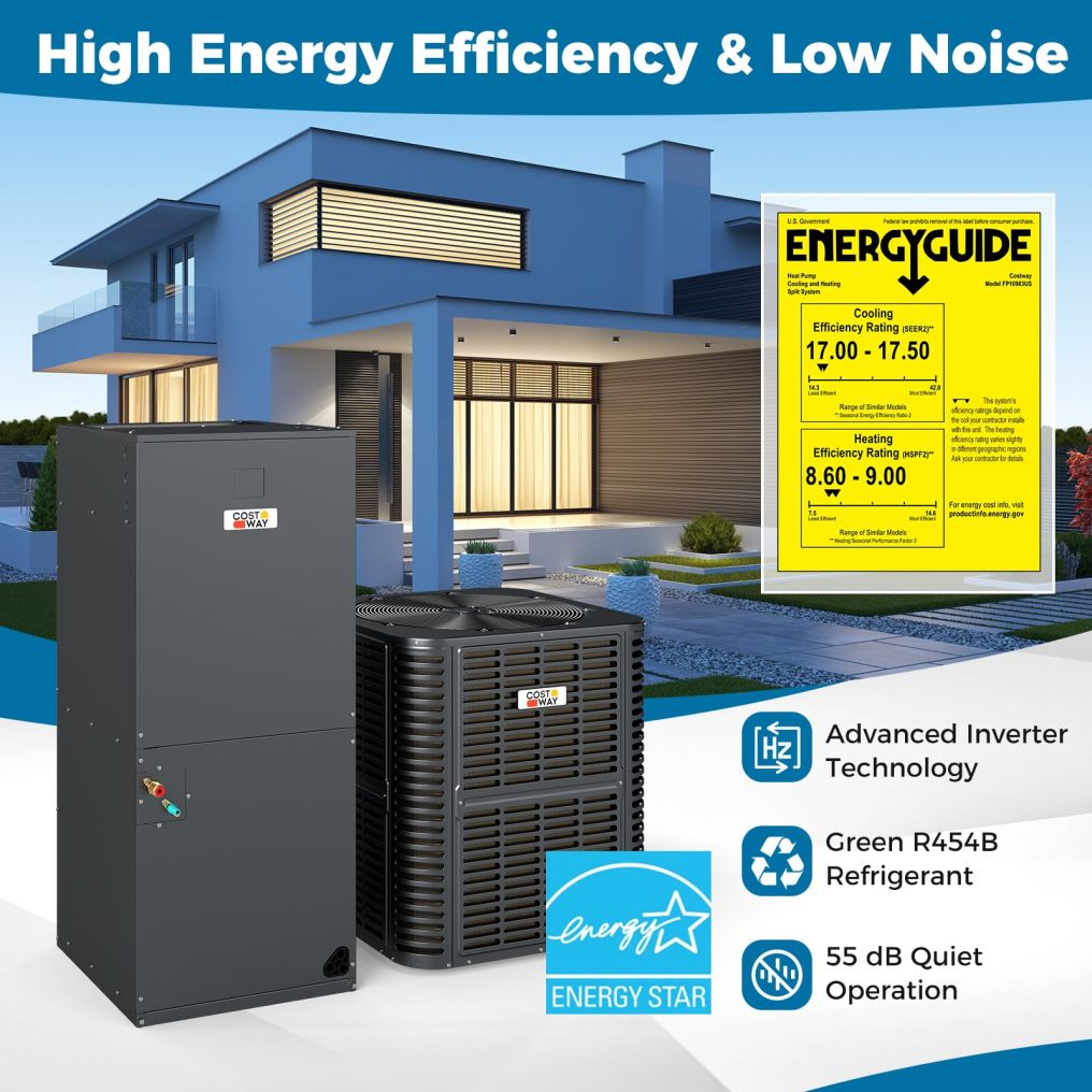 4 to 5 Ton 17-17.5 SEER2 Central Air Conditioner with Variable Speed