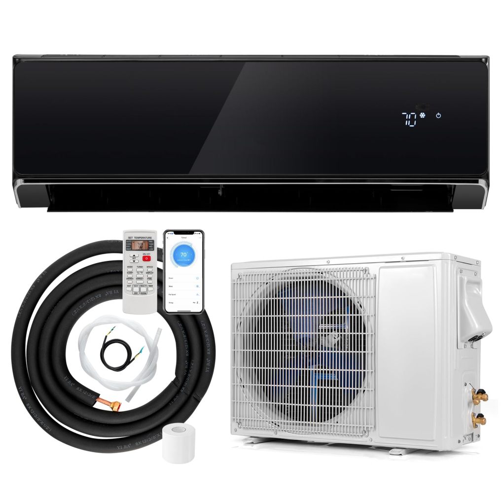 ARLIME 12000 BTU Wifi Enabled Mini Split Air Conditioner & Heater, 12000 BTU, 208-230V, 22 SEER2