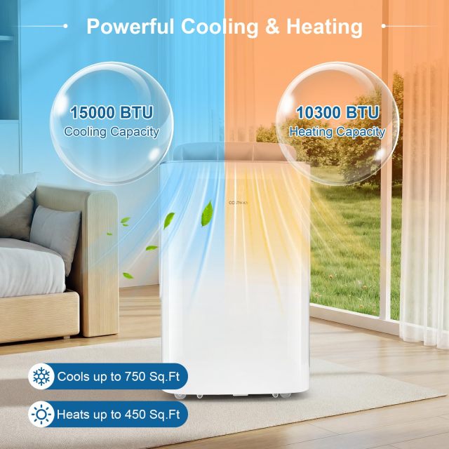 15000 BTU Inverter Portable Air Conditioner