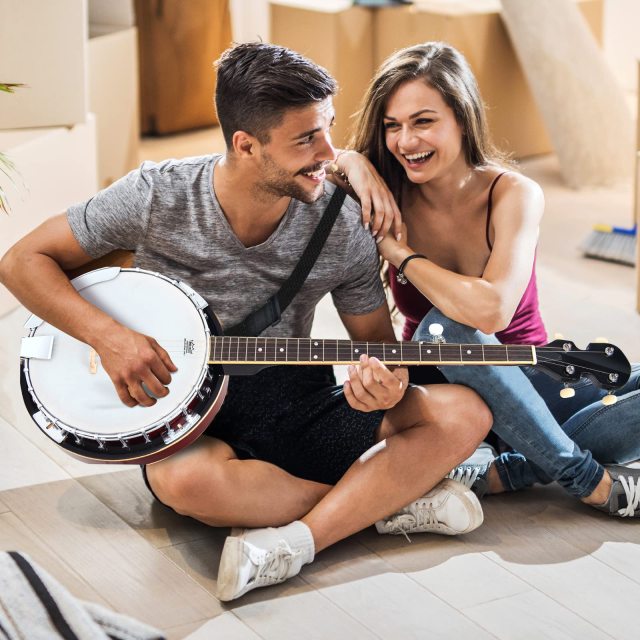 39” Full Size 5-string Banjo with 24 Bracket Remo Head Beginner Banjo Kit
