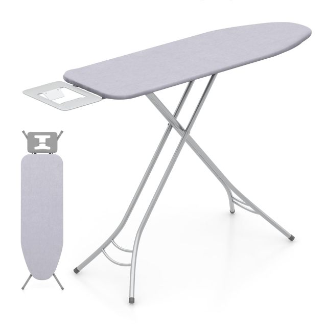 Ironing Board Full Size Foldable Iron Table w/Rest Height Adjustable