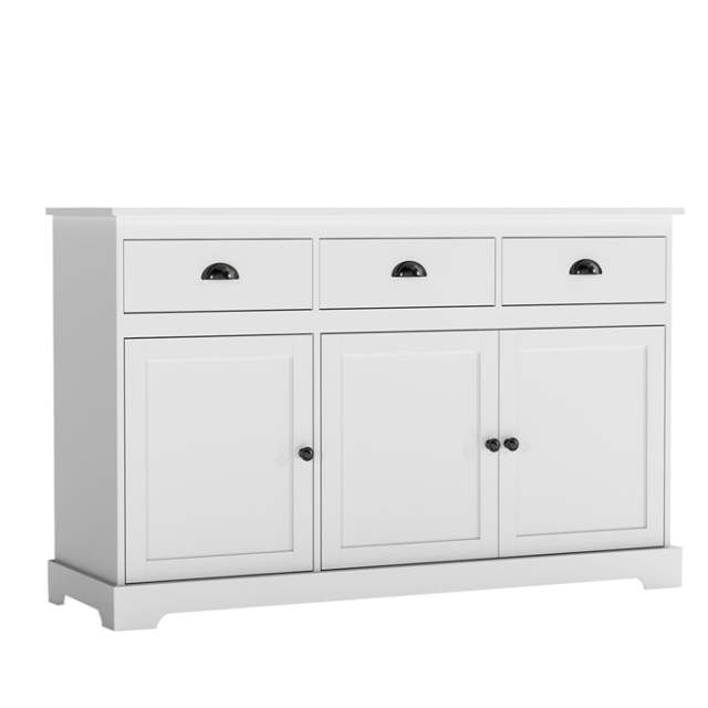 Sideboard Buffet Cabinet with Drawers Doors and Adjustable Shelves for Dining Room